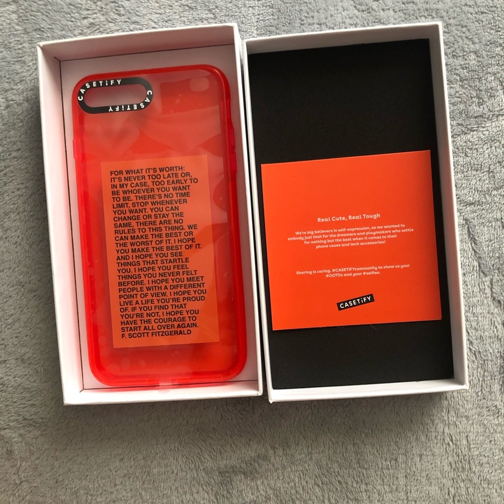 New Casetify iphone 8+ Phone Case!!